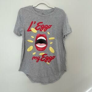 L'Eggo My Eggo T-Shirt Size XL Graphic Tee Super Soft Short Sleeves
